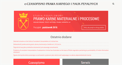 Desktop Screenshot of czpk.pl